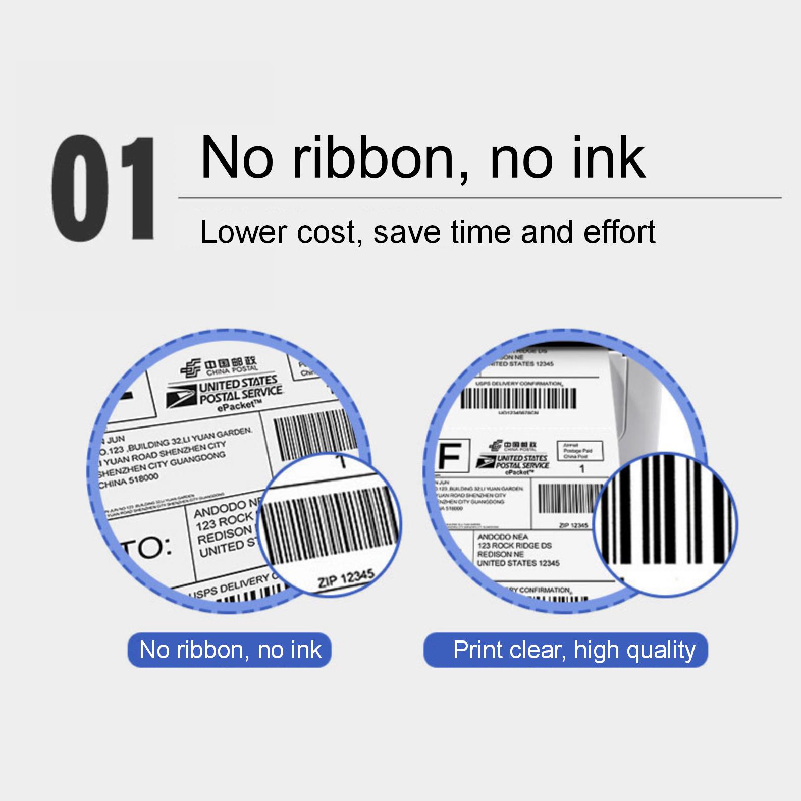 10 Maat Verzendlabel Stickers Barcode Stickers Blanco Papieren Etiket Voor Zebrapapier Zelfklevende Sticker Supermarkt Blanco Sticker