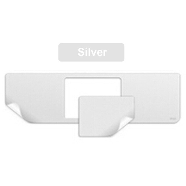 Autocollant pour ordinateur portable complet peau de vinyle pour MacBook Pro 16 pouces A2141 libération, poignet paumes repos garde Palmrest Touchpad autocollant: Wrist Sticker Silver