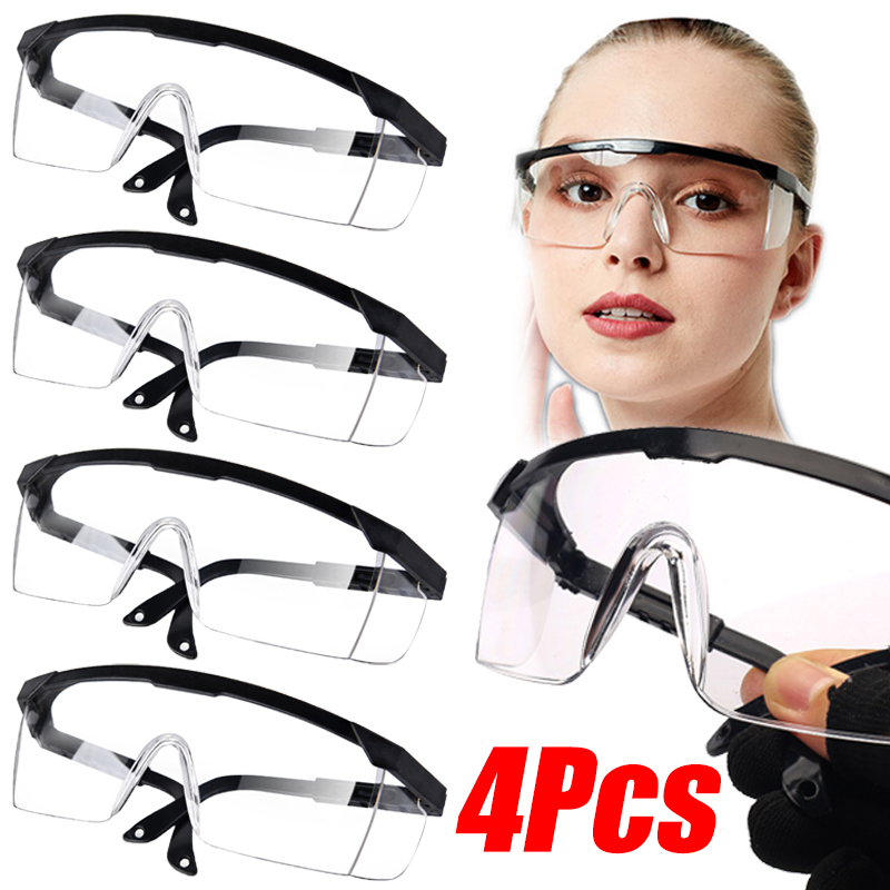 1/2/4Pcs Motorrad Anti-Splash Schutz Wind Staub Proof Brille Augenschutz Labor Brille Arbeit Schutz brille Radfahren Glasse