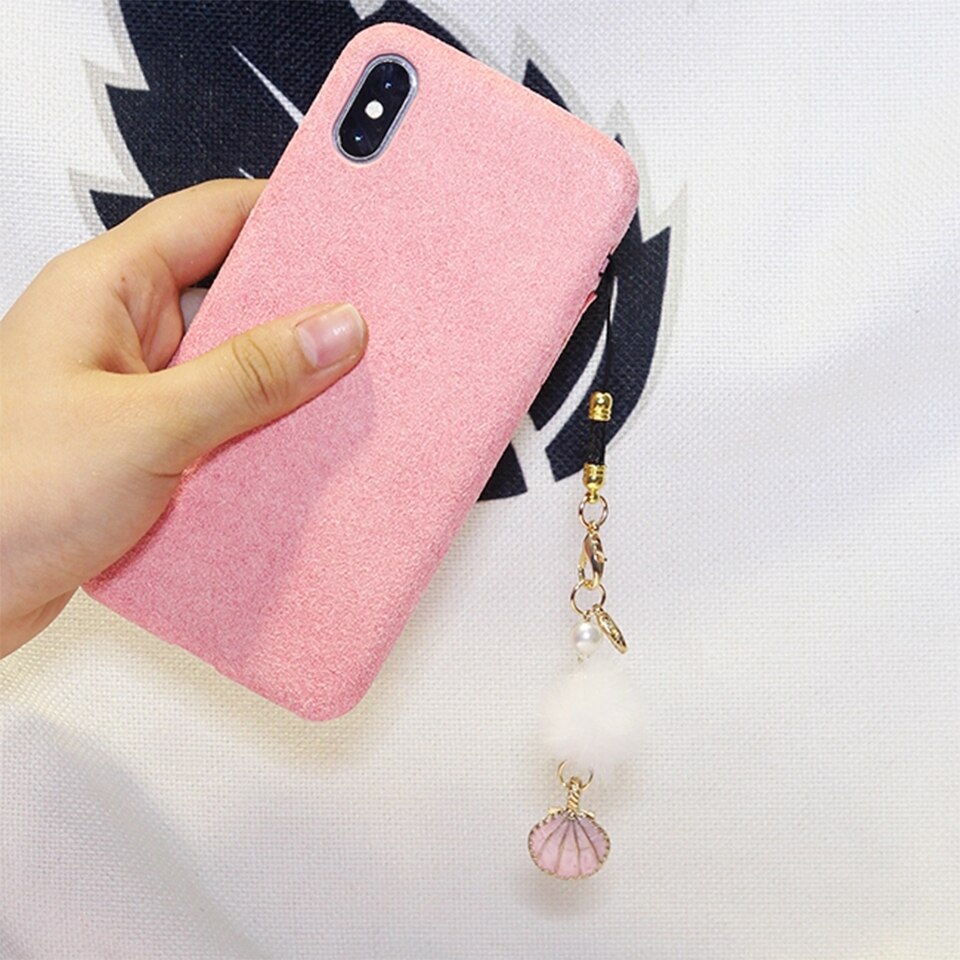 Bello Stile Coreano accorto Telefono cinghia Portachiavi per iPhone Samsung Sveglio di Lusso Della Sfera Della Decorazione Corda Cinghia Del Telefono mobile Fascino Del Telefono