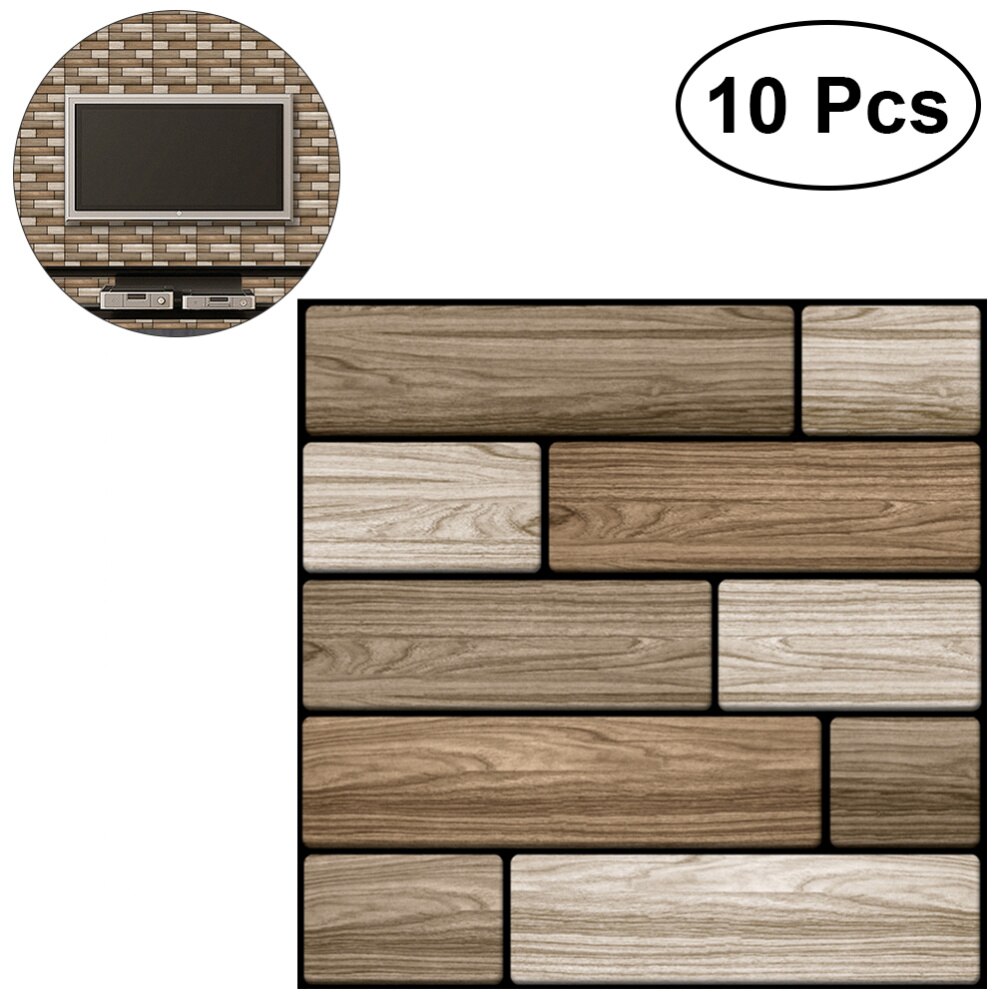 3D Zelfklevende Baksteen Patroon Behang Moderne Muur Achtergrond Tv Decor Behang Voor Slaapkamer Woonkamer 30X30cm (Patroon): As Shown 14