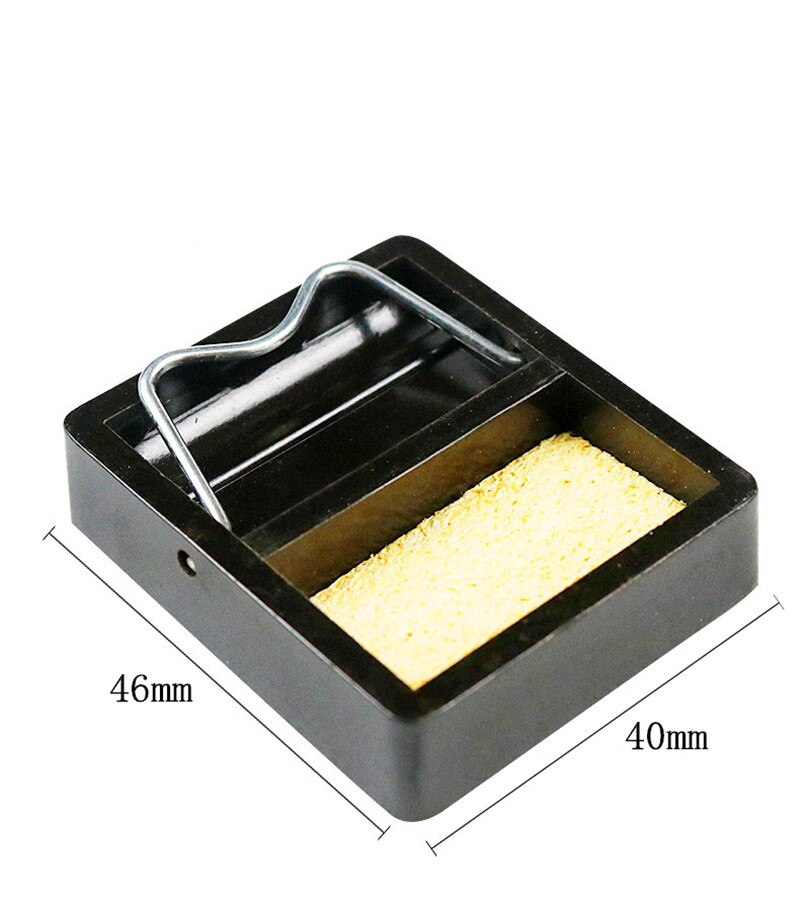 Elektrische Soldeerbout Standhouder Kleine Met Soldeer Spons Metal Ondersteuning Station Generieke Hoge Temperatuur Weerstand