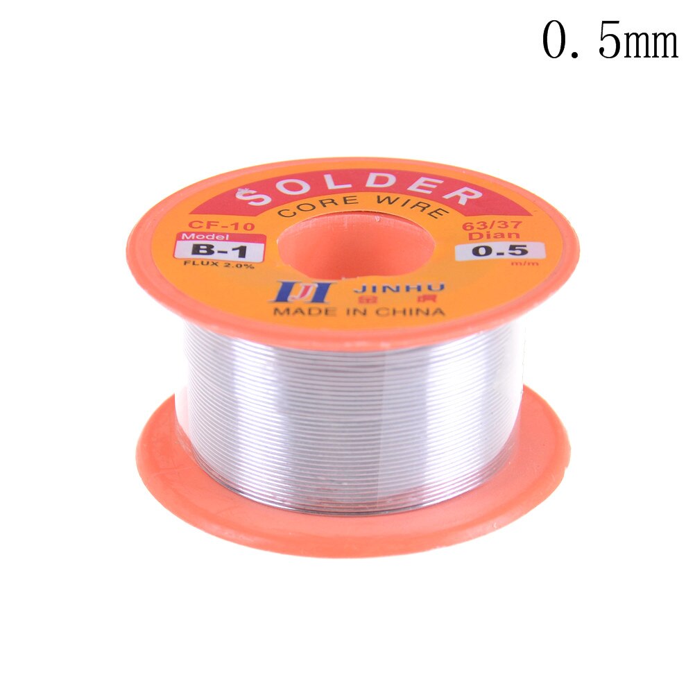 Flux 2.0% Tin Lead Tin Wire Melt Rosin Core Solder Soldering Wire Roll 0.5/0.6mm