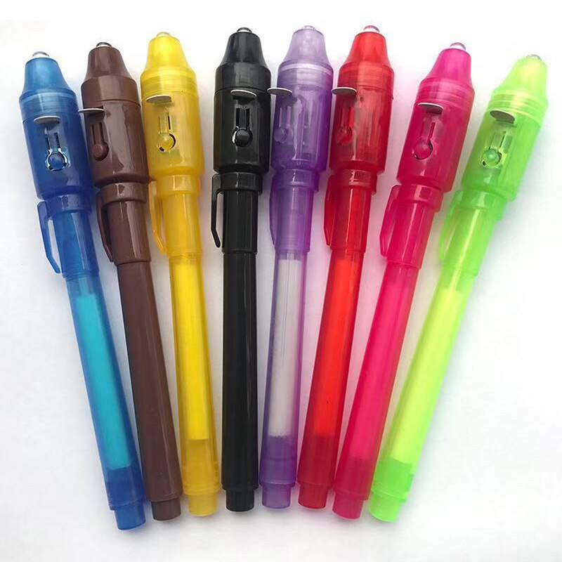 Disegnare con la Luce Fun Fluorescente Tavolo Da Disegno Per Bambini Luminosa Graffiti Del Fumetto di Tabellone Per Scrittura 3D Lavagna LUMINOSA: Oro
