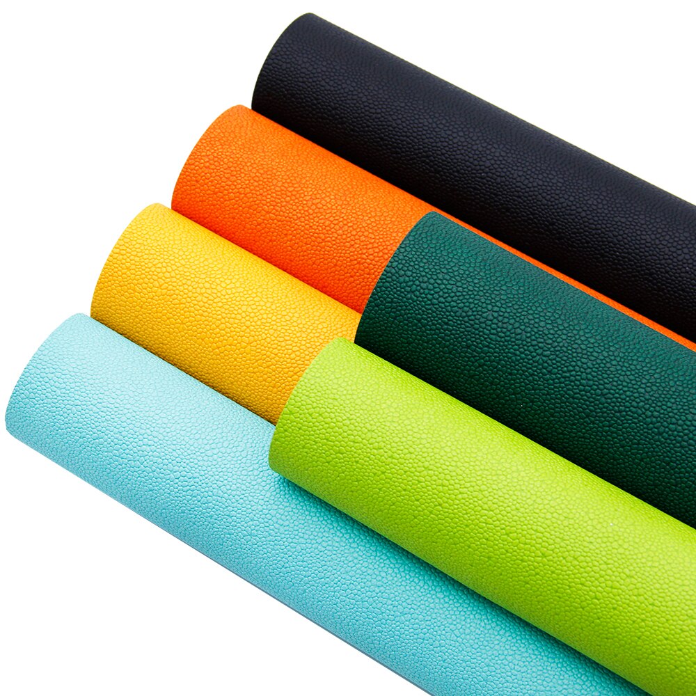 20*34cm vanlig farge dunke tekstur kunstlær stoff ark vinyl syntetisk lær til diy buer hjem tekstil ,1 yc 9883