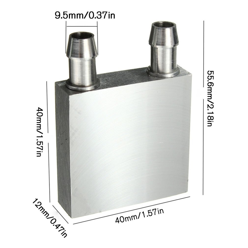 Cpu Semiconductor Cooling Plate Radiator Water Cooling Plate Internal Flow Channel Extrusion Training 0.5 Mm Cooling 1 Pcs