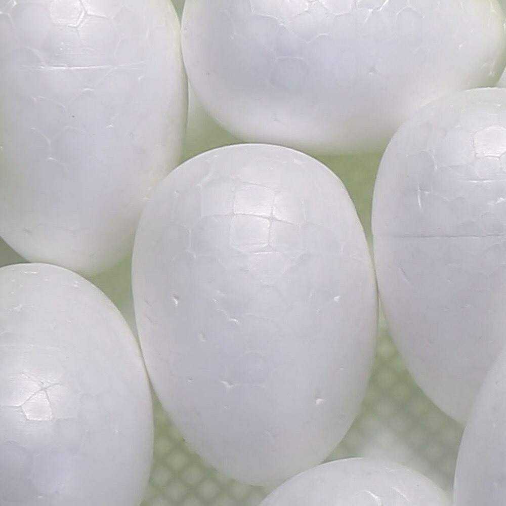 50pcs 3.5cm Durafoam Eggs Styrofoam DIY Easter Egg Crafts Eggs