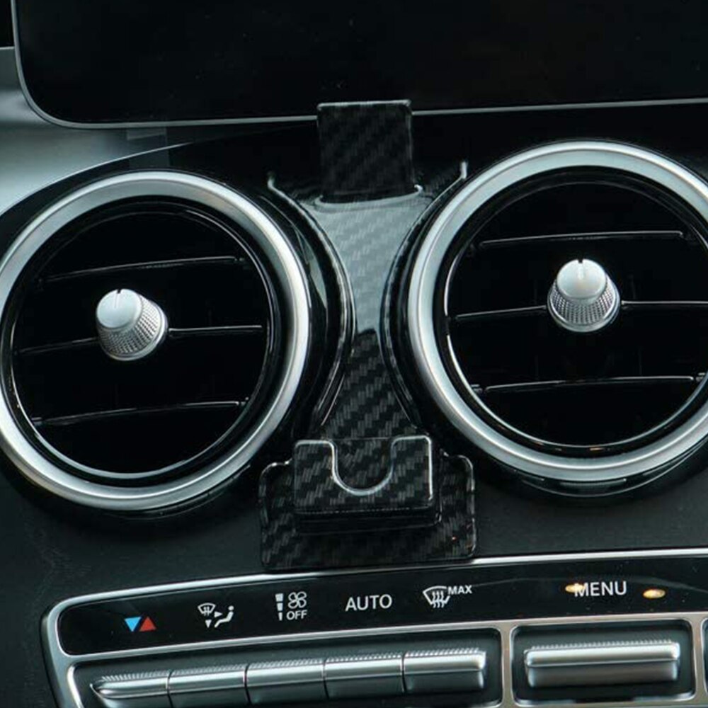Carbon Line Car Phone Holder Bracket For Mercedes-Benz C Class W205 Phone Holder Stand For Mercedes-Benz C Class