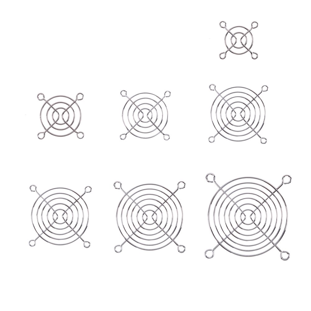 Computer Case Cooling Fan Grill Finger Guard Protection Cover Voor Desktop Computer Fans Cooling Accessoires 5 Pack