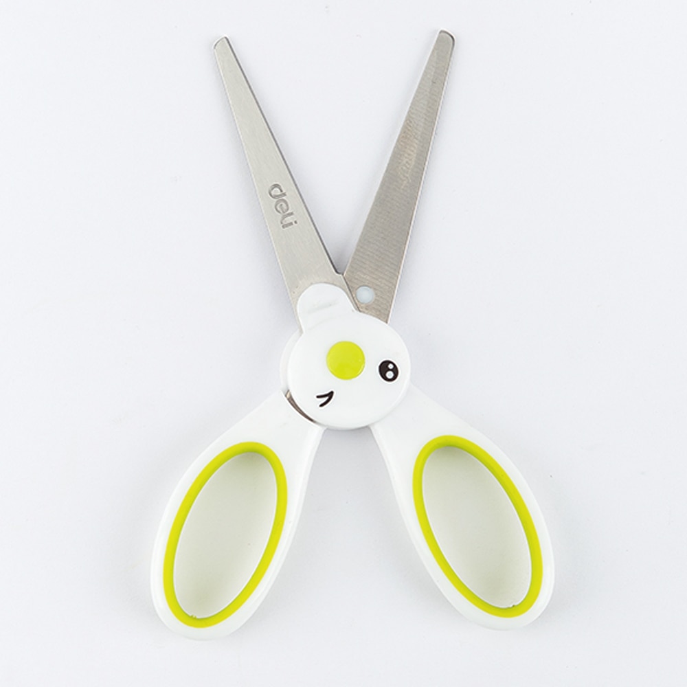 DELI School Scissors Cute Kawaii Rabbit DIY Diary Decorating scissor hand craft scissors paper kids &amp; student stationery