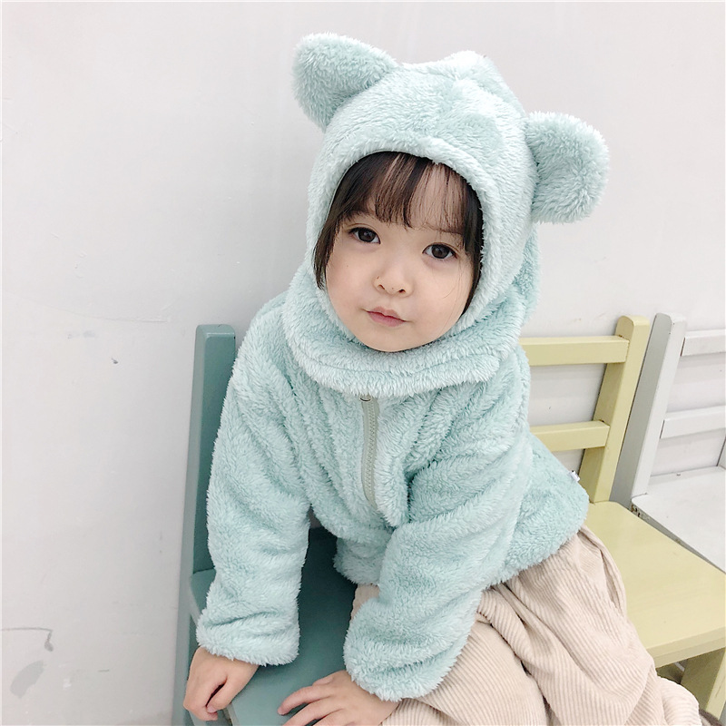 Baby Konijn Oren Jas Jongens Meisjes Herfst Winterbreaker INS Hotsale Baby Leuke Bunny Bovenkleding Kids Kleding D0487