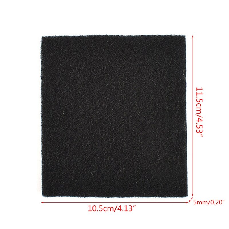 5 pièces jetables désodorisation Compost charbon actif filtre coton pour chat litière boîtes nettoyant accessoires de remplacement J0PC
