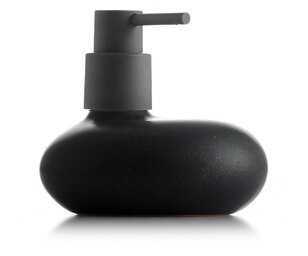 230ML Ceramic Lotion Bottle Home Bathroom Divide Empty Bottles Shampoo Shower Gel Bottle Hand Sanitizer Bottles Soap Dispenser: black