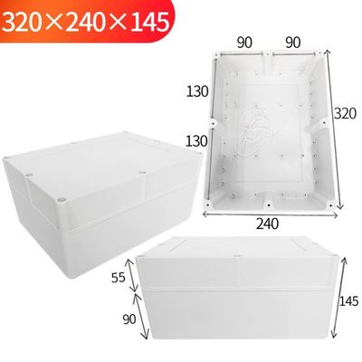 Waterproof Plastic Enclosure Box Electronic Project Instrument Case Electrical Project Box Outdoor Junction Box Housing: 320x240x145