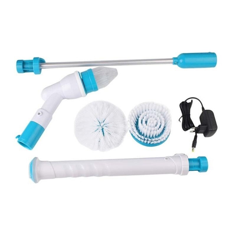 360 Graden Spin Turbo Draadloze Oplaadbare Hand Held Power Scrubber Elektrische Huishoudelijke Multifunctionele Borstel Tool