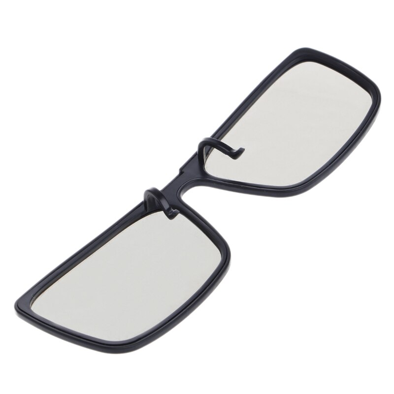 Clip-on type circulaire passief gepolariseerde 3d glazen voor tv real 3d cinema 0.22mm