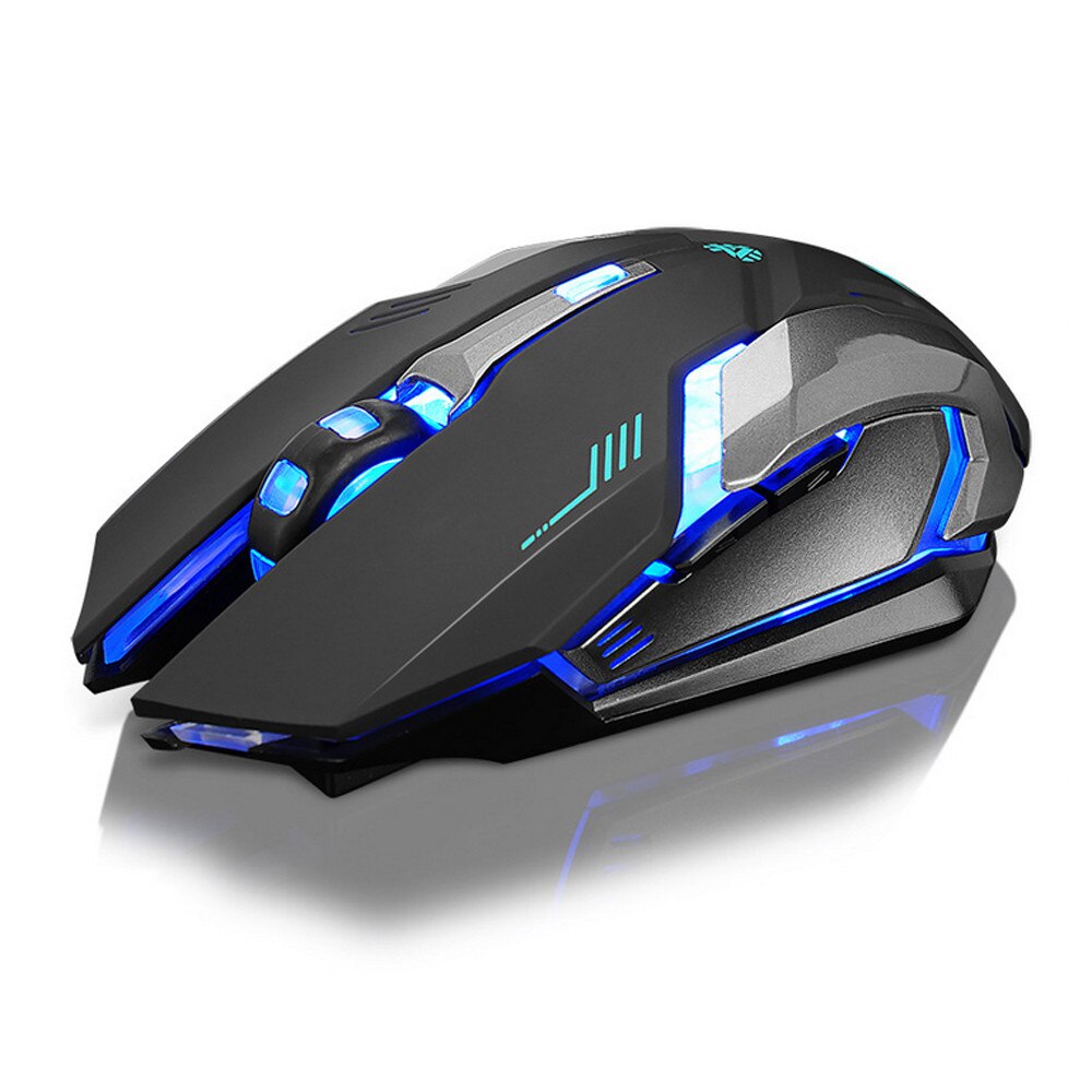 Professionele Ergonomische Gaming Muis Oplaadbare X7 Optische Draadloze Muis Stille Led Backlit Usb 20A