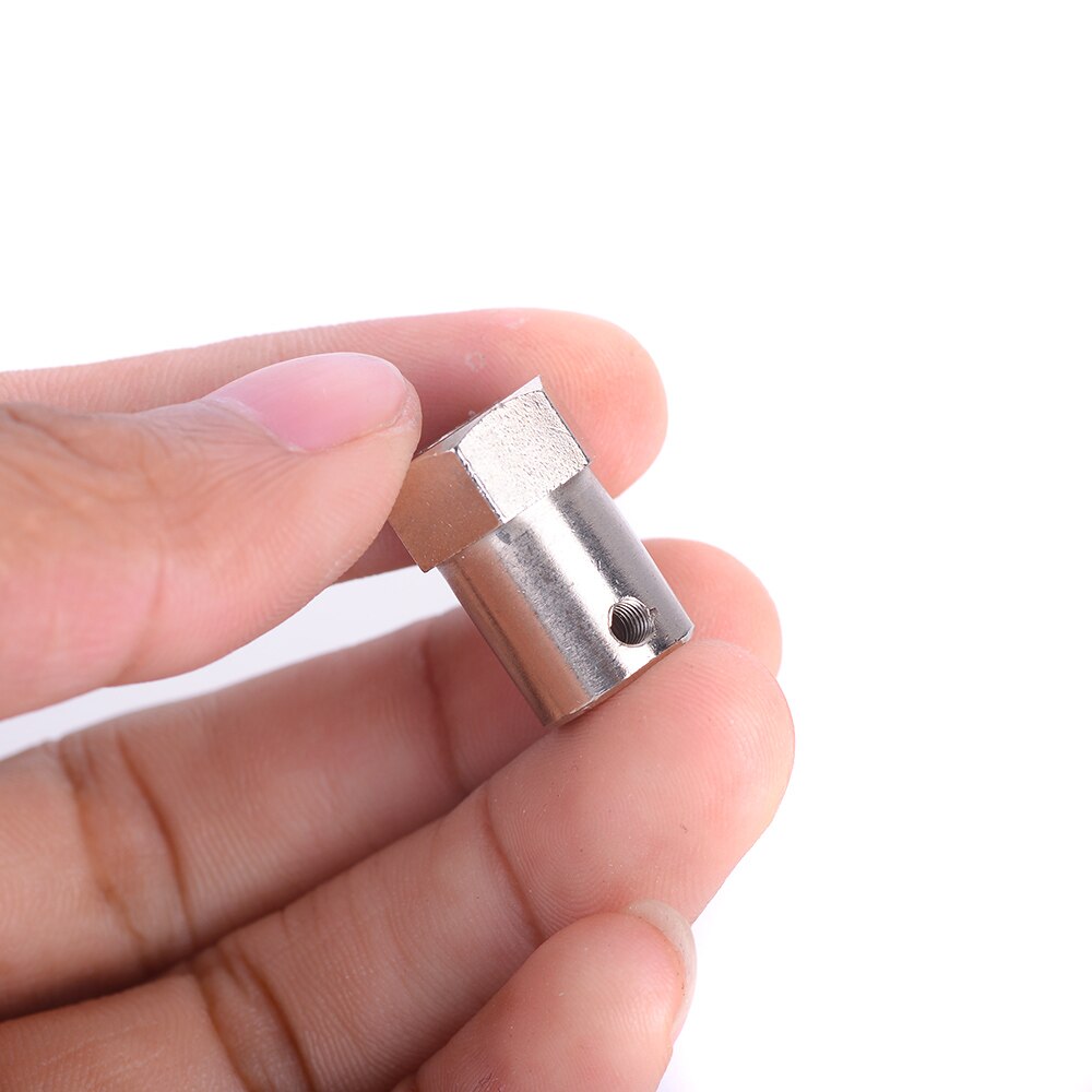 1PC 3mm 4mm 5mm 6mm Iron Shaft Hexagon Coupler Motor Shaft Coupler Flexible Coupling Shaft Coupler Parts