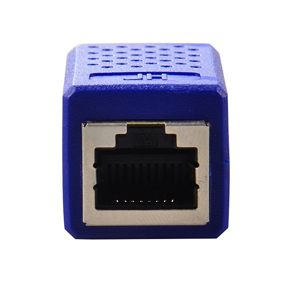 RJ45 Stecker Katze7/6/5e Ethernet Kabel Adapter 8P8C rj45 Netzwerk Verlängerung Verlängerung Kabel für Ethernet Kabel Weibliche zu Weiblich: Blau Kabel ethernet