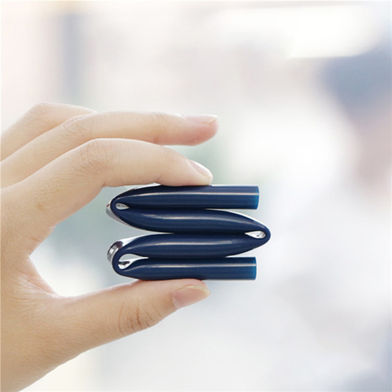 Bar Tools Foldable Silicone Straw Set Portable Drinking For Travel Reusable With Brush Flexible Chewy And Safe Easy To Remove