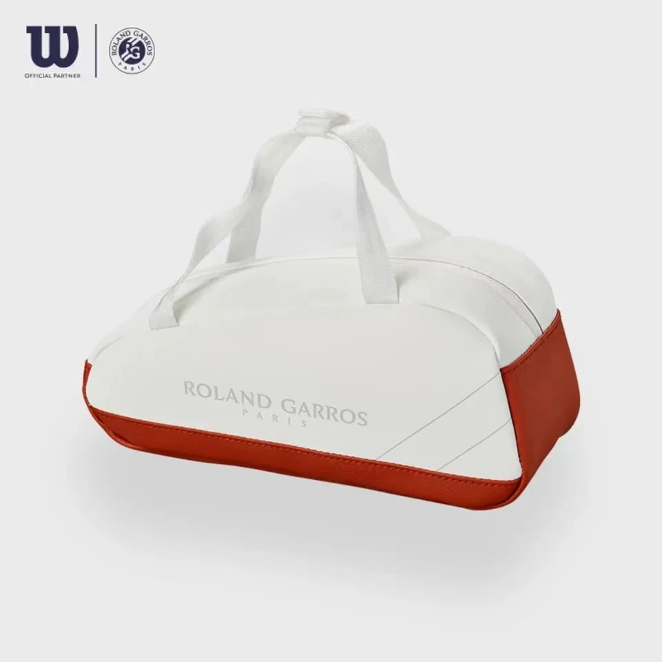 Wilson PU lederen kleine handtas Super Tour Tennisaccessoires Tas Roland Garros Mini reistas Racketsport ﻿: Licht Groen