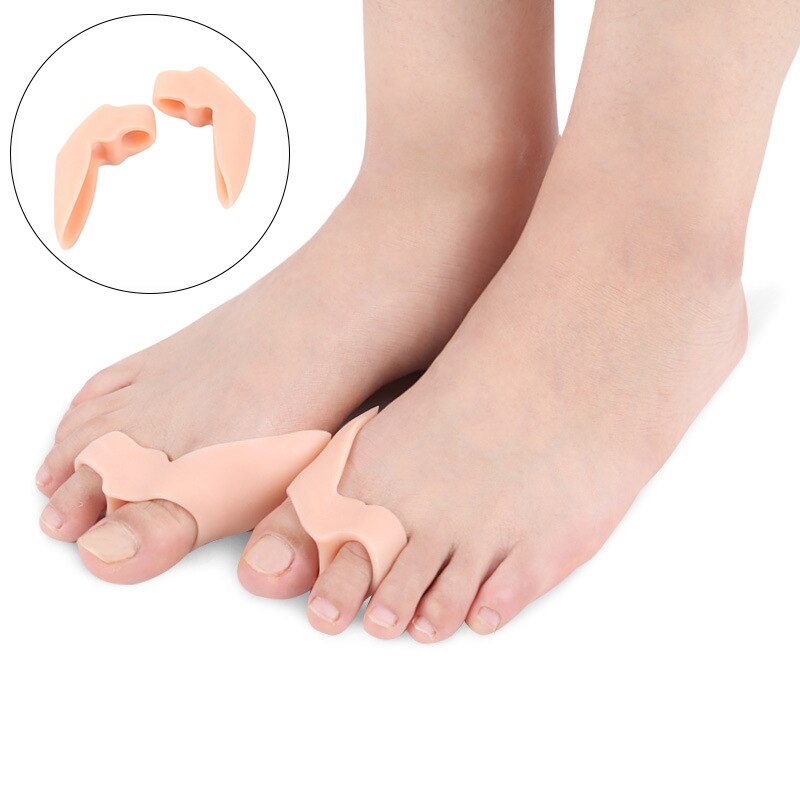 1 Paar Hallux Valgus Orthese Siliconen Gel Grote Teen Separator Voetverzorging Pedicure Bunion Regulator Bone Duim Orthese