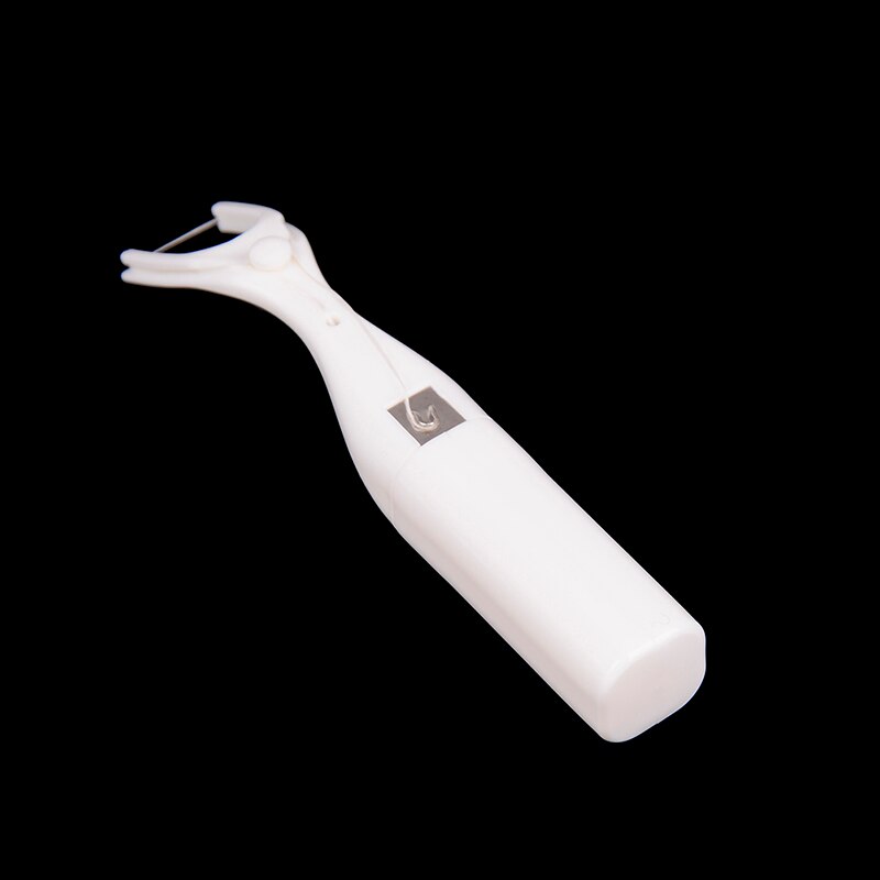 30m Ultra thin Flat wire Reusable Dental Floss Holder Giftbox Interdental cleaner micro wax mint dental flosser