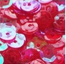 2500 pcs 6mm Transparante Pailletten Cup Ronde Pailetten Naaien Decoratie Accessoires: Red