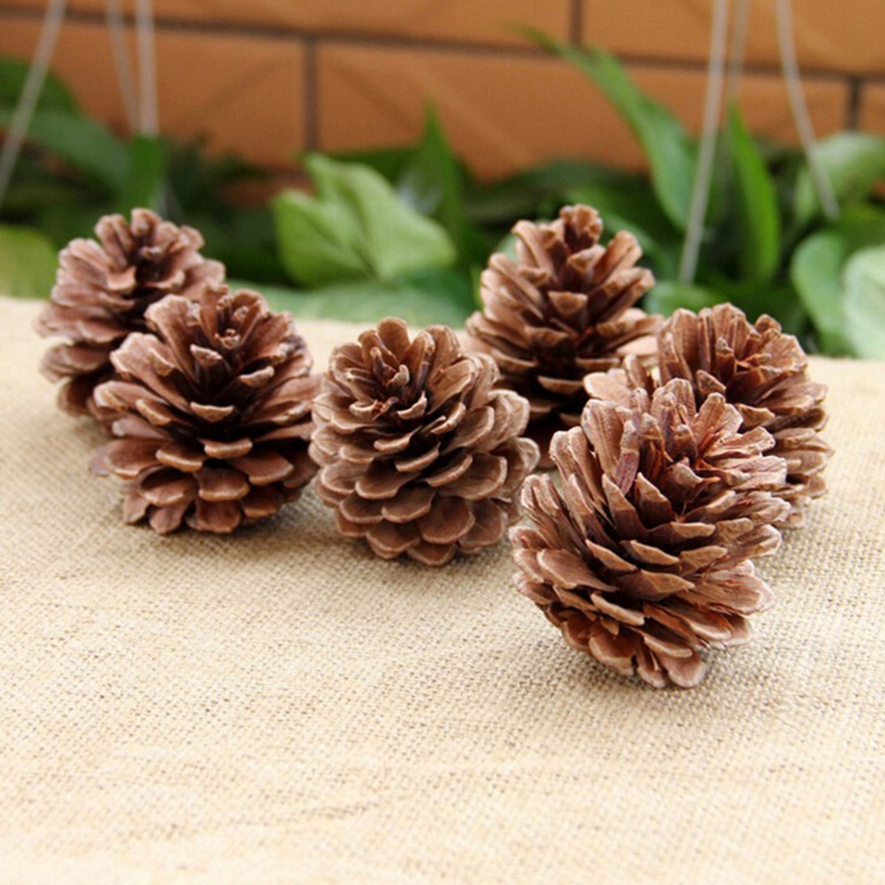 10Pcs Kerst Dennenappels Snuisterij Xmas Tree Party Opknoping Decoratie Voor Thuis Kerst Ornament Enfeites Natal