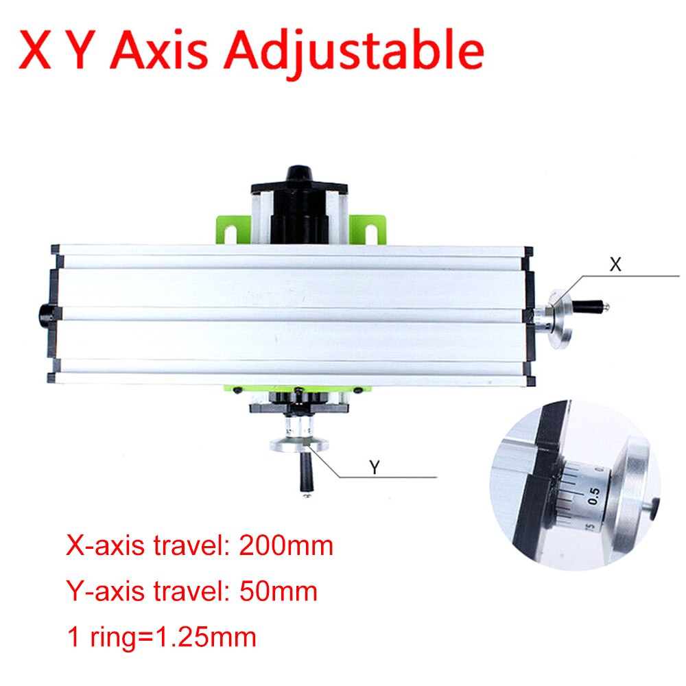 Fräsmaskin mini precision multifunktionell fräsmaskin bänk borrskruv armatur arbetsbord
