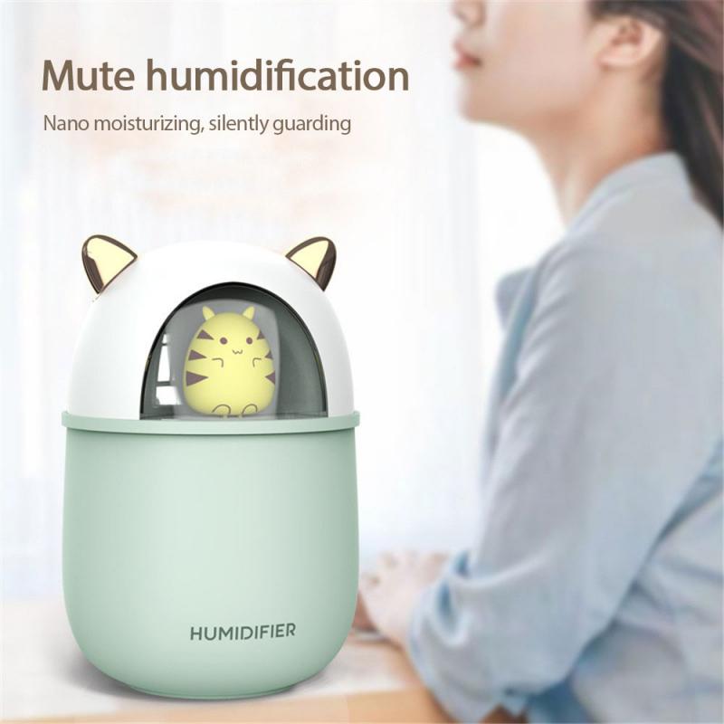 1pcs Humidifier Diffuser Air Humidifier Diffuser Essential Oils Portable Mini Humidifier Car Home LED Lamp Nano Diffuser: 7
