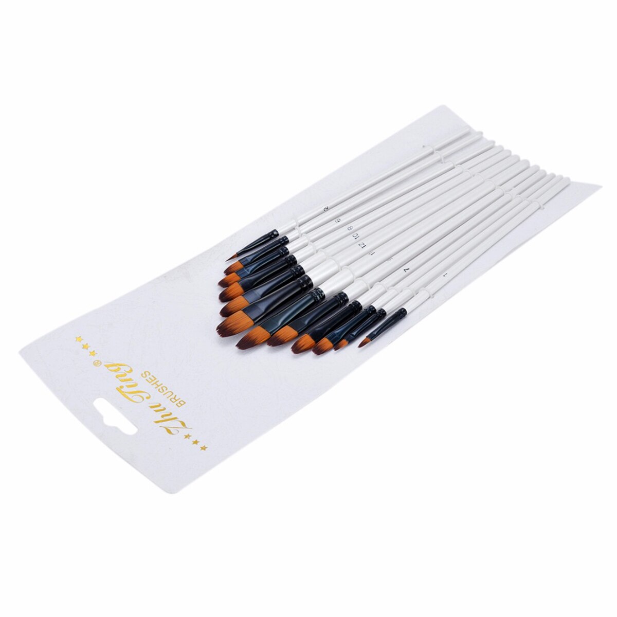 12pcs Paint Brushes Set Artist Paint Brushes Set Acrylic Oil Watercolour Painting Art Craft For Painting Exercises Painting Exam