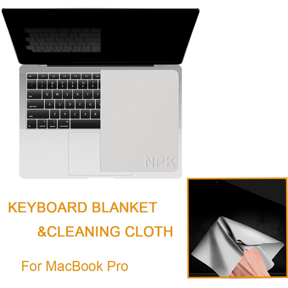 Microfiber Stofdicht Beschermende Film Notebook Palm Toetsenbord Deken Cover Laptop Screen Doek Voor Macbook Pro 13/15/16 Inch