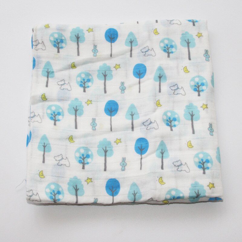Mousseline Katoen Gaas Badhanddoek 2 Lagen Baby Handdoek Baby Inbakeren Handdoek Ins Explosies Winkelwagen Zetel Deken: color 16