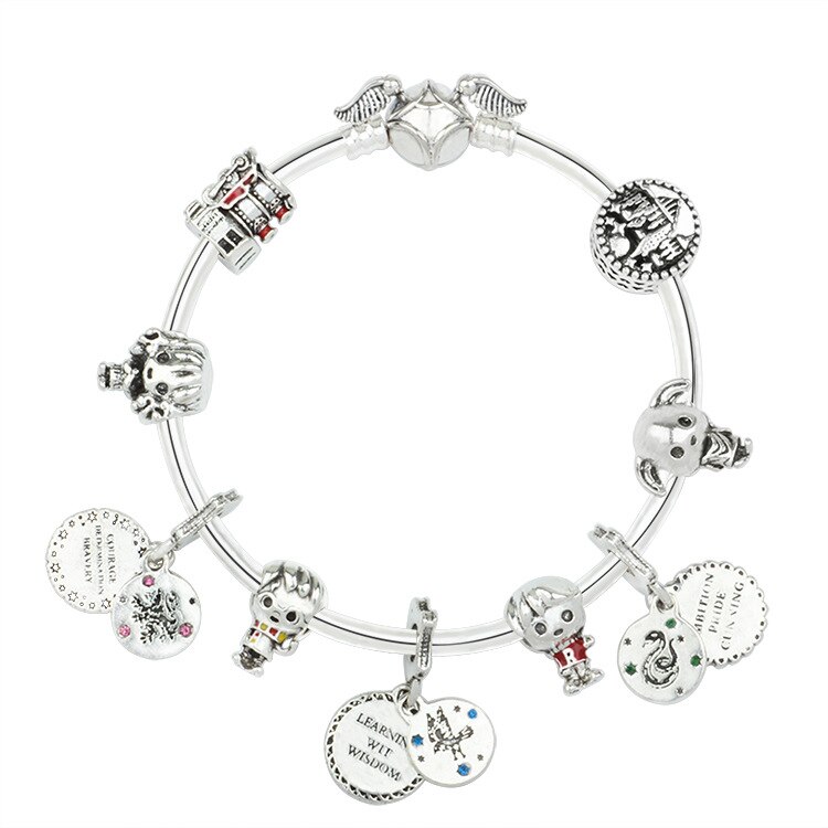 sterben töpfer Magie Armbinde Spielzeug Gehetzt Silber Metall Aktion Für Mädchen Geburtstag Weihnachten Pfanne Armreif: A / 20cm