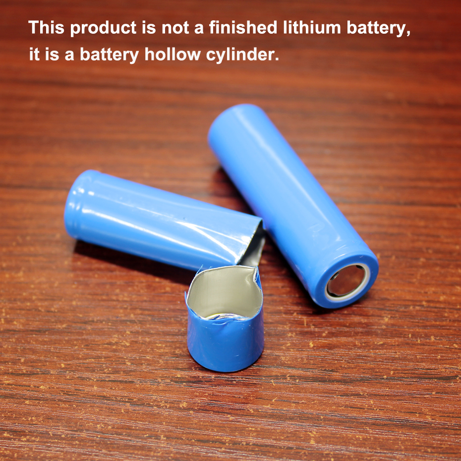 10pcs/lot 18650 Lithium Battery Hollow Steel Shell Positioning Cylinder Mobile Power Battery Special Positioning Tube