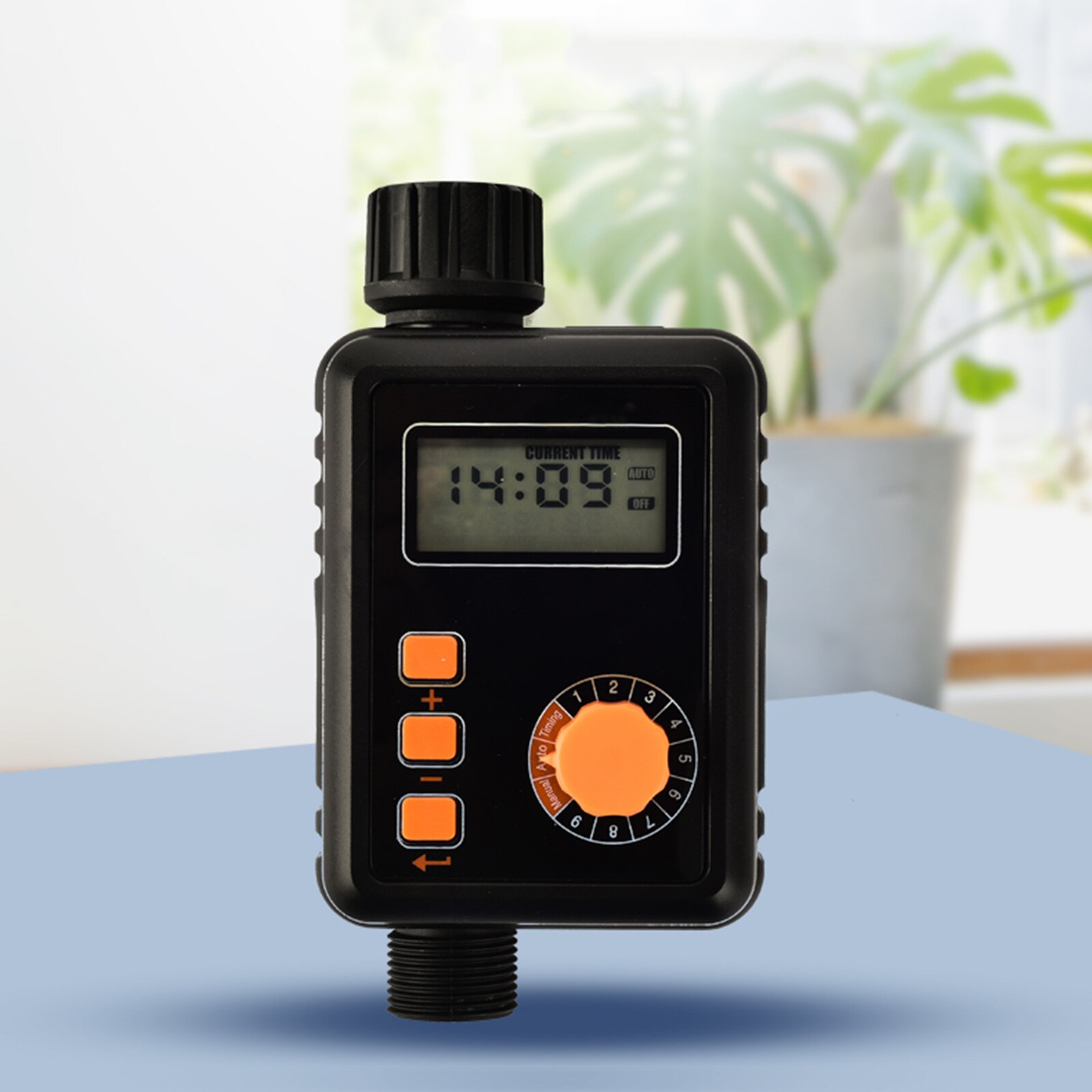 Digital Irrigation Timer With Rain Auto Sensor Function Watering Timer 9 Groups Settings Micro-spray Drip Sprinkle Irrigation