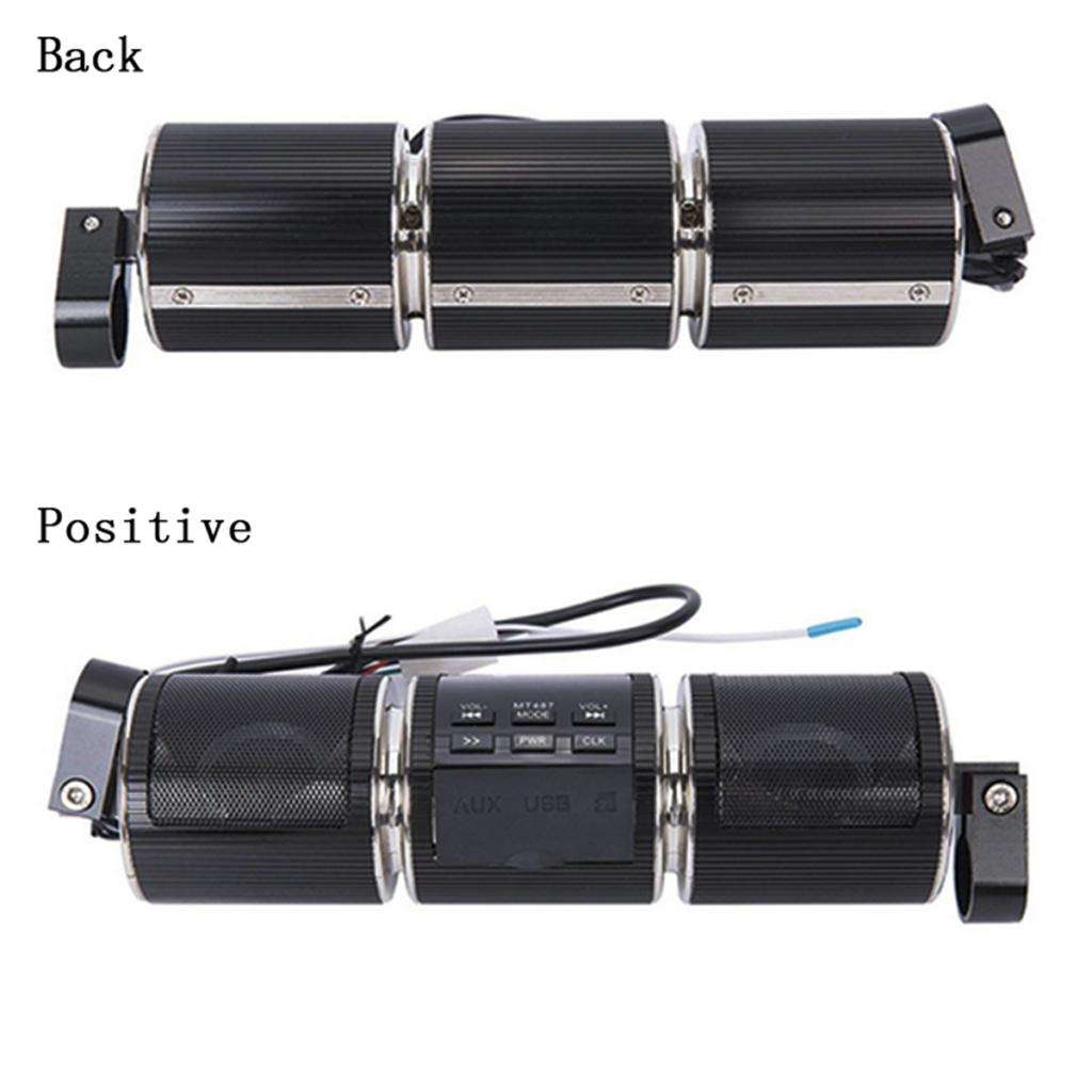 Motorcycle AudioSound System Bluetooth MP3 FM Radio Stereo Speaker Universal