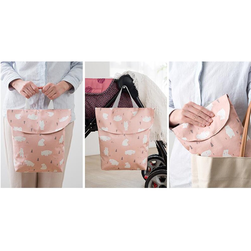 Multifunctional Baby Diaper Bags Storage Nappy Large-Capacity Mummy Bag Baby Stroller Bag Organizer Carriage Hanging Bags S/L