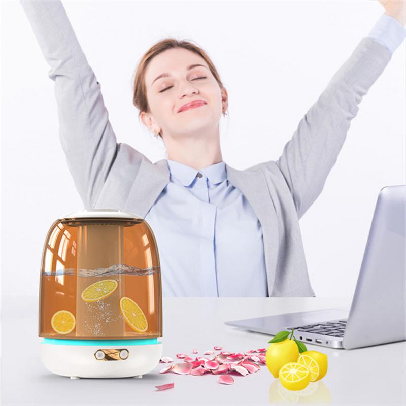 3L Air Humidifier Antibacterial Aromatherapy Diffuser Double Spray Luminous With LED Light Purifier Large Capacity Diffuser Tool