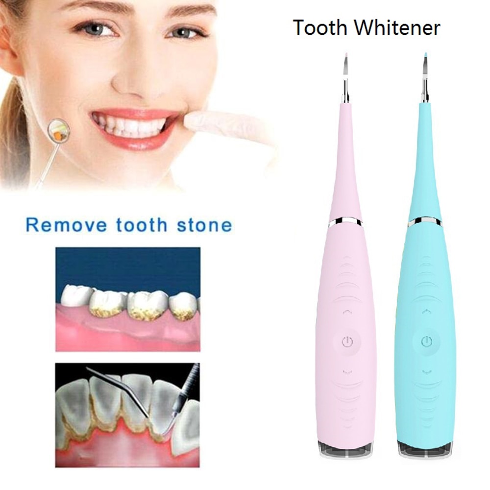 Tænderenser elektrisk ultralyd sonisk dental scaler tand calculus remover tænder tandsten fjern ultralyd tandrens