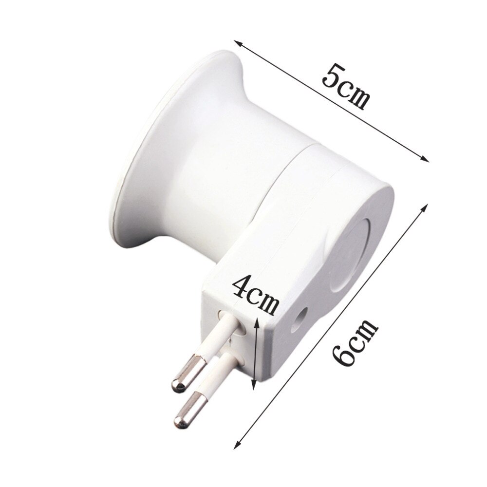 E27 super let lampe lys vægstik  e27 fatninger lampe base us/eu stik lampe fatning med tænd/sluk-knap
