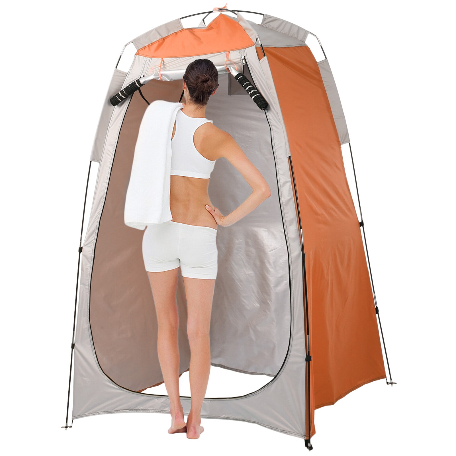 Privacy Onderdak Tent Draagbare Outdoor Camping Strand Douche Wc Veranderende Tent Zon Regen Onderdak Met Venster Regen Shelter Tent