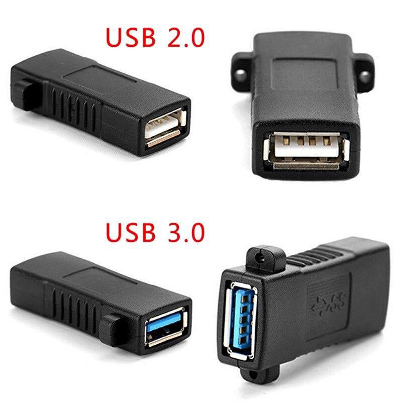 USB 2.0 3,0 Standard Buchse Auf Buchse Tafel montieren Adapter Anschluss