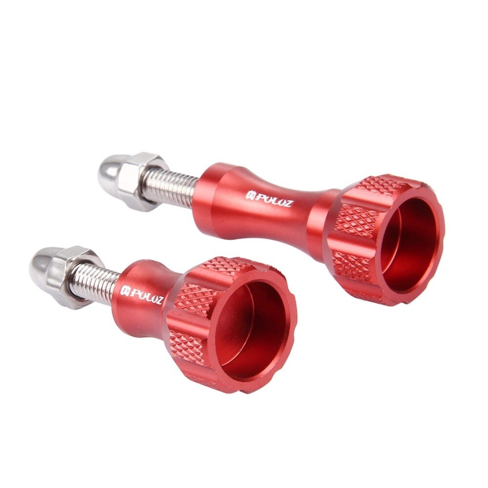 PULUZ CNC Aluminium Thumb Knop Roestvrij Bout Moer Schroef Set voor GoPro HERO Action Camera Schroef Set Goud/zwart/Blauw/Rood