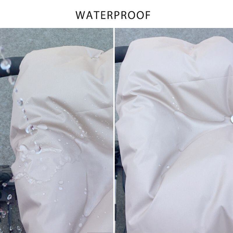 Barnevogn hansker barnevogn tilbehør vinter varme vanntette barnevogn hansker myk håndmuff babyvogn kløtsj vogn tilbehør