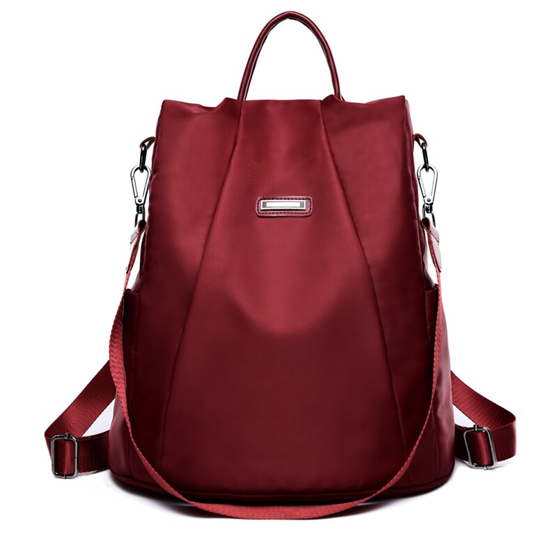 Frauen Rucksäcke Südkorea Tasche Weibliche schulter tasche daypack Schule Teenager Mädchen Rucksack: Rot / 33x15x37cm