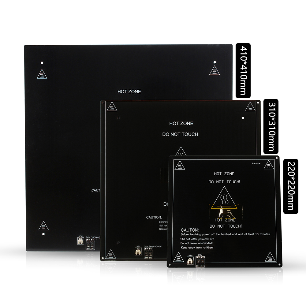 3D Printer Parts Black Aluminum Substrate Heated Bed MK3 hotbed Plate bed Platform 24V 235mm 310mm NTC100K DIY Kit Ender 3