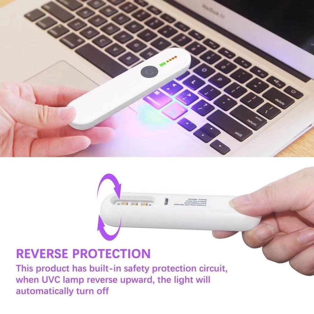 Sterilization Stick USB Portable UVC Disinfection Rod Personal Care Traveling Sterilizer UV Sanitizer Light Cold Cathode UV Lamp