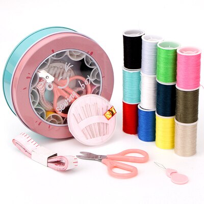 Household sewing box set tool box multifunctional sewing kit sewing thread hand sewing needle storage and finishing box: 4